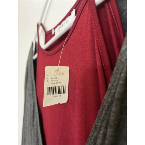 Bailey 44 Gray and Red Midi Dress - Picture 8 of 12